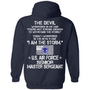 I Am The Storm - US Air Force Senior Master Sergeant CustomCat