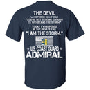 I Am The Storm - US Coast Guard Admiral CustomCat