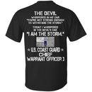 I Am The Storm - US Coast Guard Chief warrant officer CustomCat