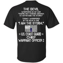 I Am The Storm - US Coast Guard Chief warrant officer CustomCat