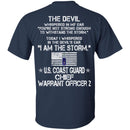 I Am The Storm - US Coast Guard Chief warrant officer CustomCat