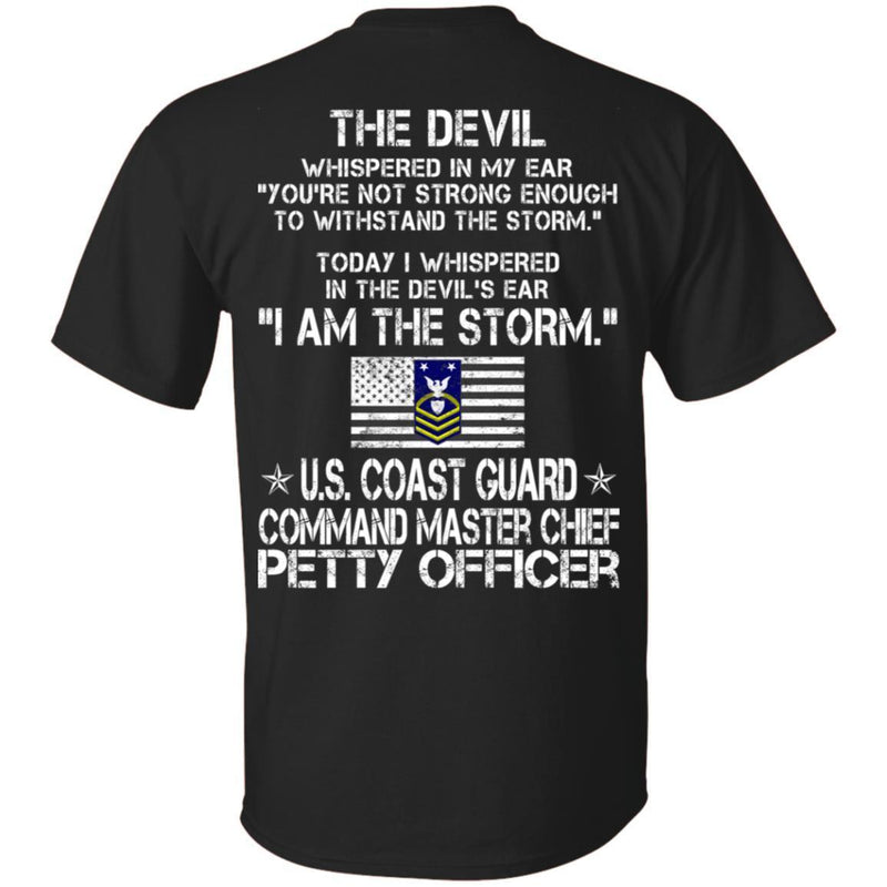 I Am The Storm - US Coast Guard Command Master Chief Petty Officer CustomCat