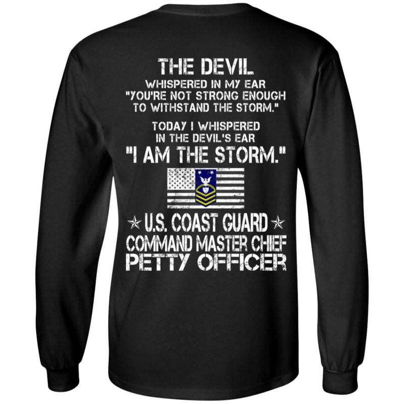 I Am The Storm - US Coast Guard Command Master Chief Petty Officer CustomCat