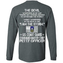 I Am The Storm - US Coast Guard Command Master Chief Petty Officer CustomCat