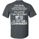 I Am The Storm - US Coast Guard Commander CustomCat