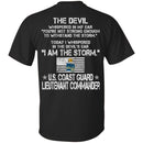 I Am The Storm - US Coast Guard Lieutenant Commander CustomCat