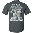 I Am The Storm - US Coast Guard Lieutenant Commander CustomCat