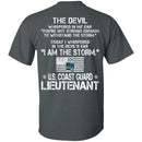I Am The Storm - US Coast Guard Lieutenant CustomCat