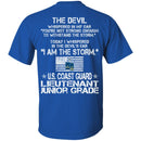 I Am The Storm - US Coast Guard Lieutenant Junior Grade CustomCat