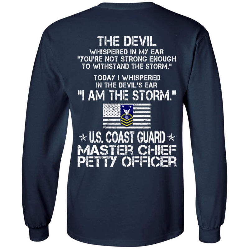 I Am The Storm - US Coast Guard Master Chief Petty Officer CustomCat