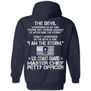 I Am The Storm - US Coast Guard Master Chief Petty Officer CustomCat