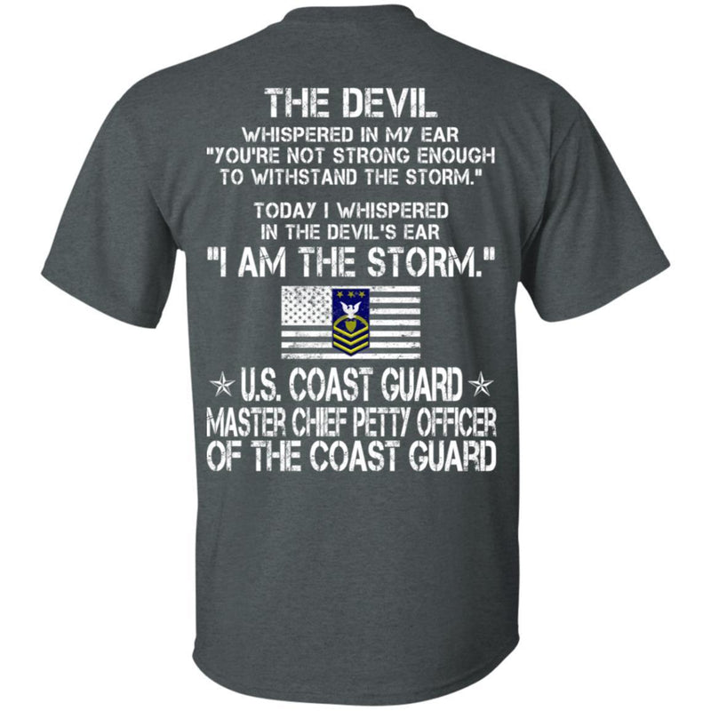 I Am The Storm - US Coast Guard Master Chief Petty Officer Of The Coast Guard CustomCat