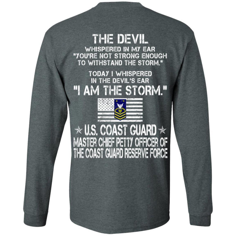 I Am The Storm - US Coast Guard Master Chief Petty Officer of the Coast Guard Reserve Force CustomCat