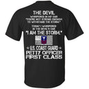 I Am The Storm - US Coast Guard Petty Officer First Class CustomCat