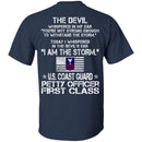 I Am The Storm - US Coast Guard Petty Officer First Class CustomCat