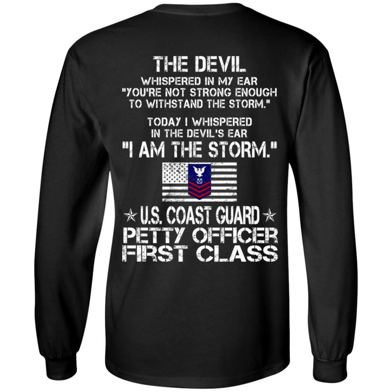 I Am The Storm - US Coast Guard Petty Officer First Class CustomCat