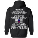 I Am The Storm - US Coast Guard Petty Officer First Class CustomCat