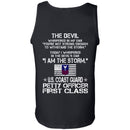 I Am The Storm - US Coast Guard Petty Officer First Class CustomCat