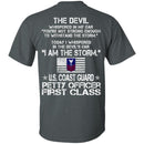 I Am The Storm - US Coast Guard Petty Officer First Class CustomCat