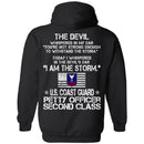 I Am The Storm - US Coast Guard Petty Officer Second Class CustomCat