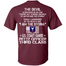 I Am The Storm - US Coast Guard Petty Officer Third Class CustomCat