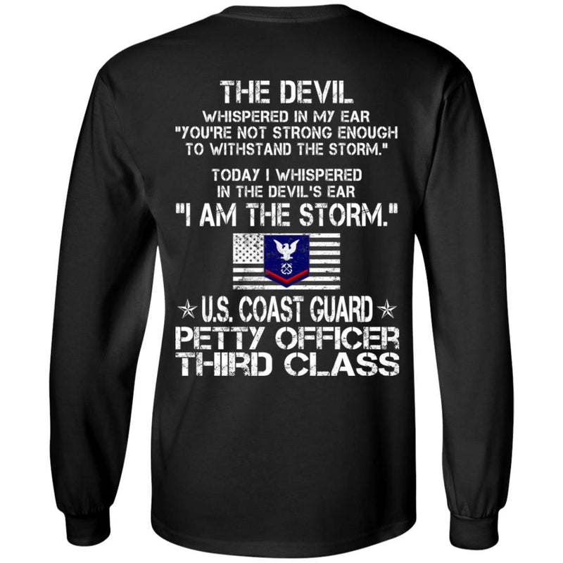 I Am The Storm - US Coast Guard Petty Officer Third Class CustomCat