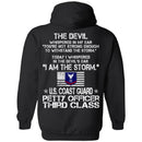 I Am The Storm - US Coast Guard Petty Officer Third Class CustomCat