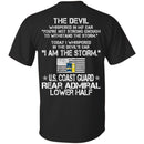 I Am The Storm - US Coast Guard Rear Admiral Lower Half CustomCat