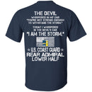 I Am The Storm - US Coast Guard Rear Admiral Lower Half CustomCat