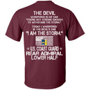 I Am The Storm - US Coast Guard Rear Admiral Lower Half CustomCat