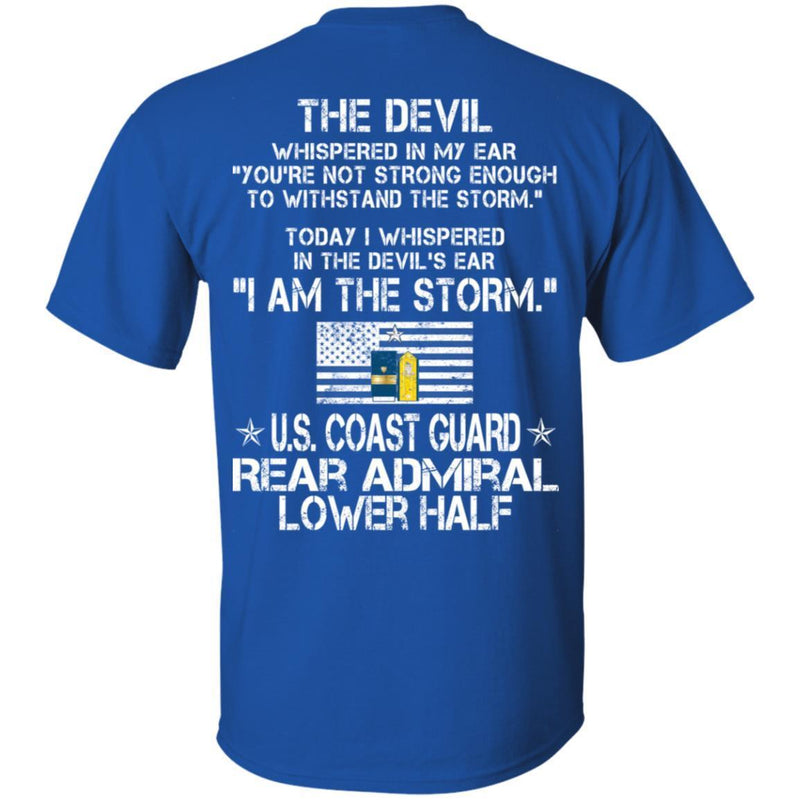 I Am The Storm - US Coast Guard Rear Admiral Lower Half CustomCat