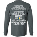 I Am The Storm - US Coast Guard Rear Admiral Lower Half CustomCat