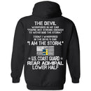 I Am The Storm - US Coast Guard Rear Admiral Lower Half CustomCat