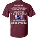 I Am The Storm - US Coast Guard Seaman Apprentice CustomCat
