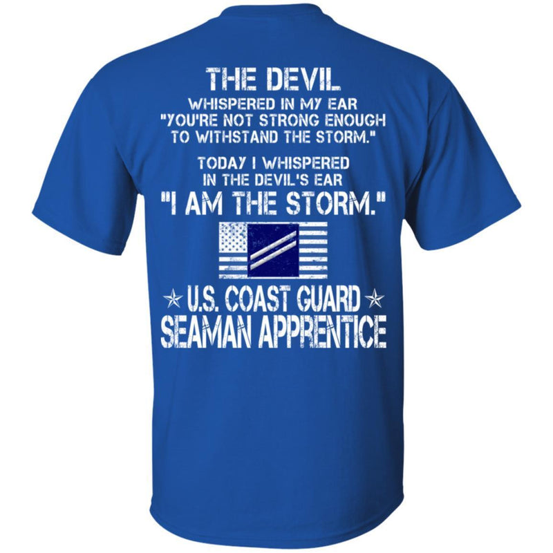 I Am The Storm - US Coast Guard Seaman Apprentice CustomCat