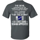 I Am The Storm - US Coast Guard Seaman Apprentice CustomCat