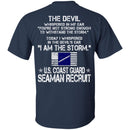 I Am The Storm - US Coast Guard Seaman Recruit CustomCat