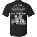 I Am The Storm - US Coast Guard Senior Chief Petty Officer CustomCat