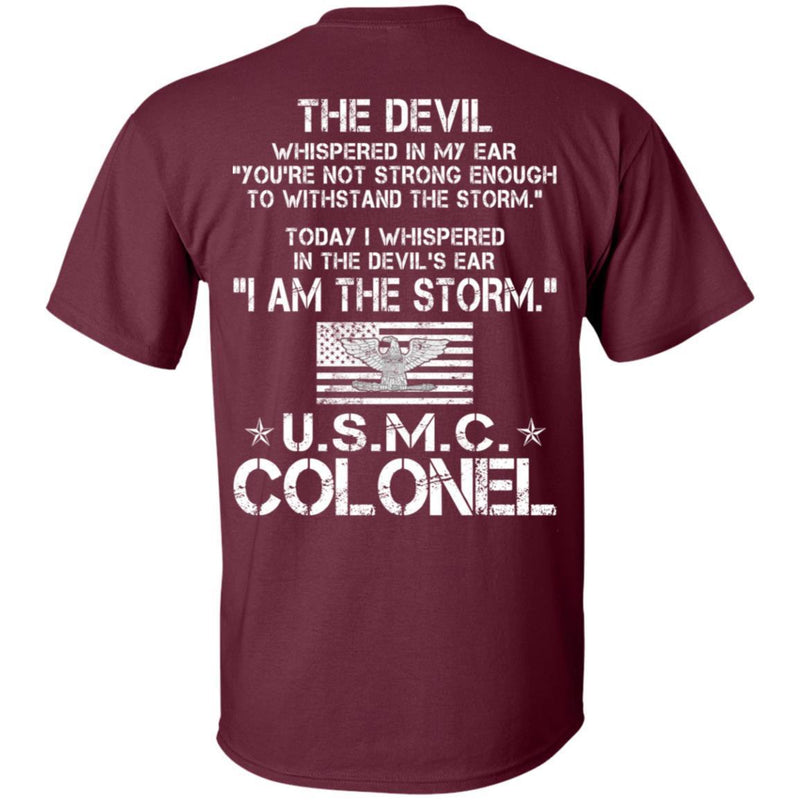 I Am The Storm - USMC Colonel CustomCat