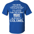 I Am The Storm - USMC Colonel CustomCat
