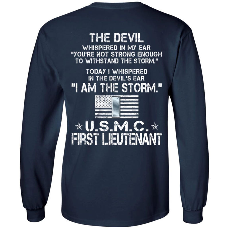 I Am The Storm - USMC First Lieutenant CustomCat