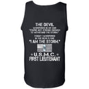 I Am The Storm - USMC First Lieutenant CustomCat
