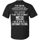 I Am The Storm - USMC Lieutenant Colonel CustomCat