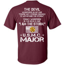 I Am The Storm - USMC Major CustomCat