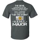 I Am The Storm - USMC Major CustomCat
