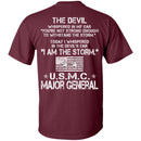 I Am The Storm - USMC Major General CustomCat