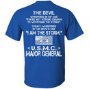 I Am The Storm - USMC Major General CustomCat