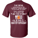 I Am The Storm - USMC Master Sergeant CustomCat