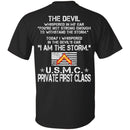 I Am The Storm - USMC Private First Class CustomCat