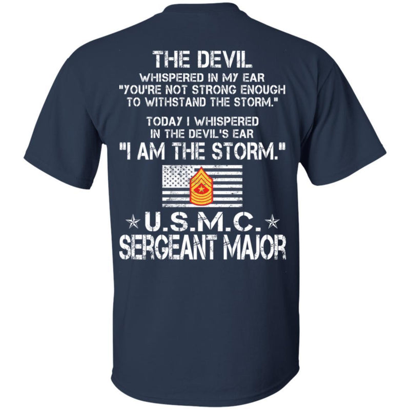 I Am The Storm - USMC Sergeant Major CustomCat